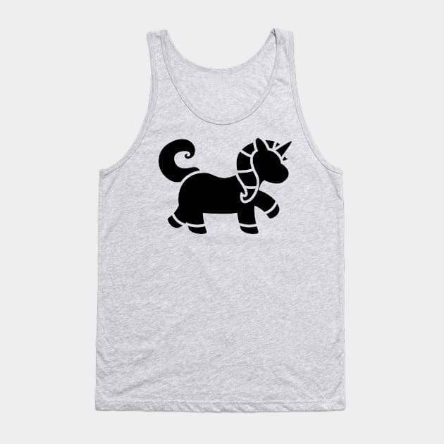 Unicorn Cute Tank Top by busines_night